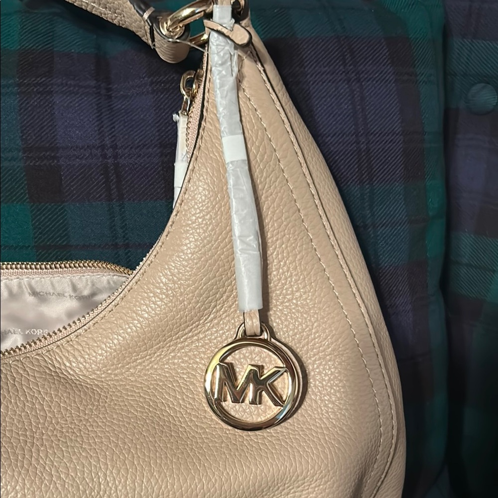 Michael Kors Tan Leather Hobo Bag - Picture 3 of 5